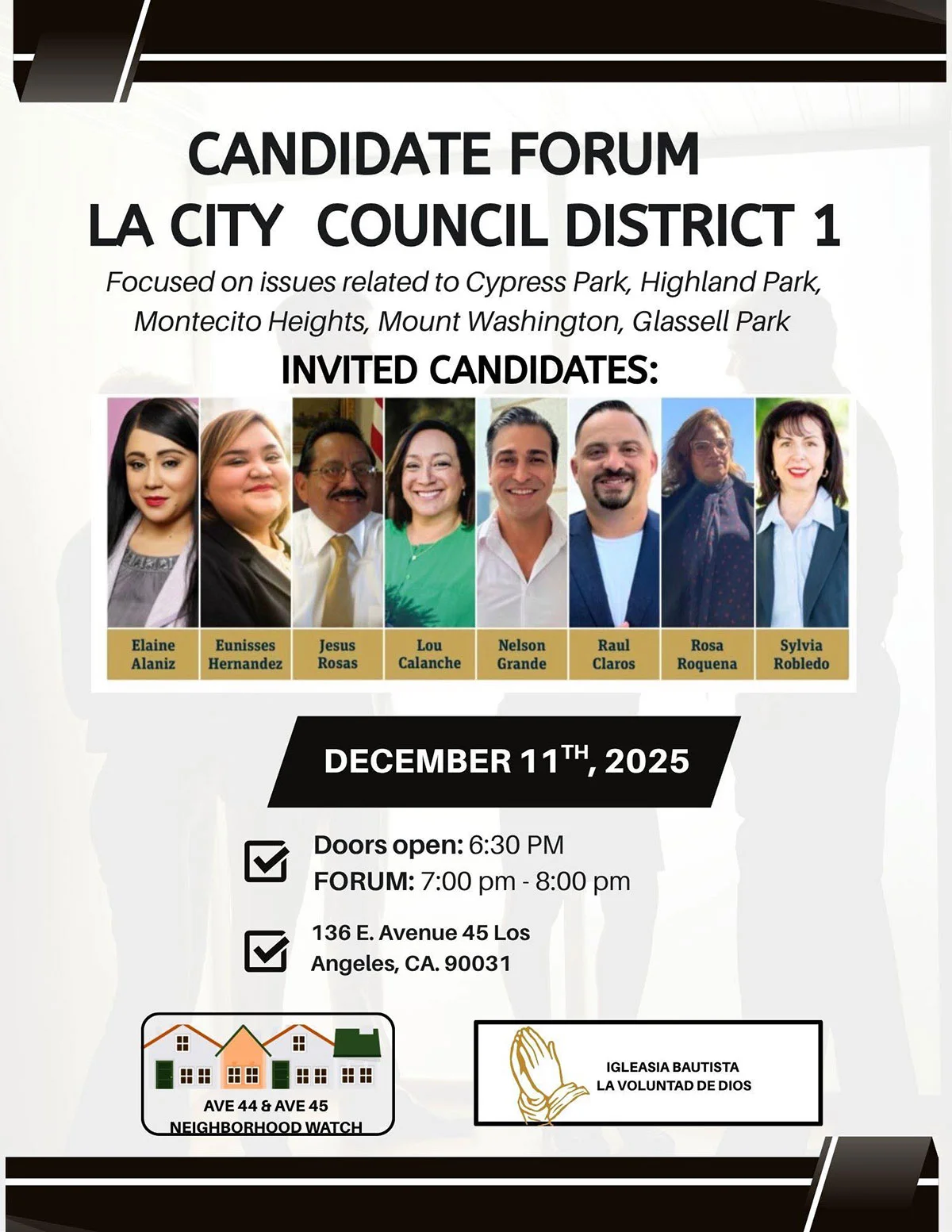 FINAL CD1 Candidate Forum