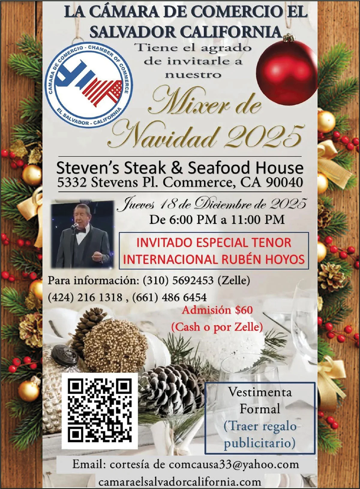 Cámara de Comercio El Salvador-California | Mixer Navideño 2025