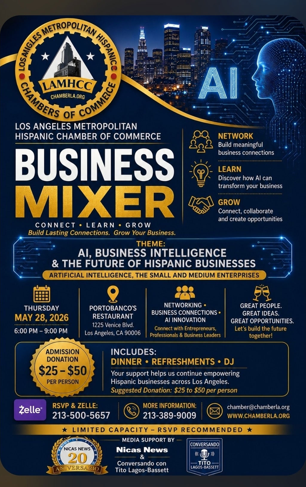 Los Angeles Hispanic Chamber Of Commerce |  IA y Business Intelligence